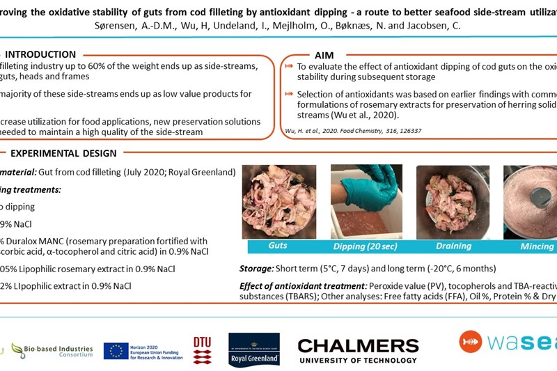 Poster presentation at the International Symposium on Lipid Oxidation and Antioxidants
